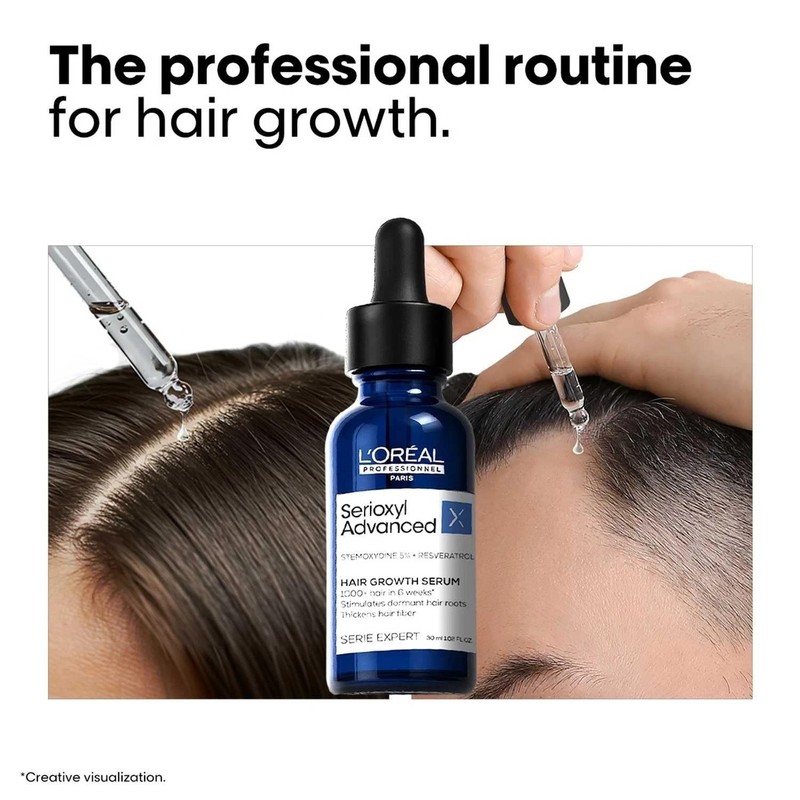 L’Oréal Professionnel Serioxyl Advanced Hair Growth Serum for scalp 30ml gallery
