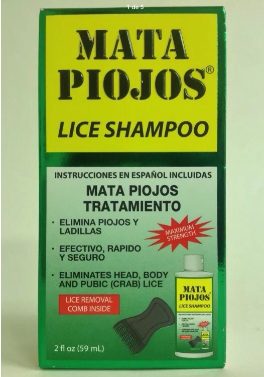 Mata Piojos Medicated Lice Shampoo 2 fl oz