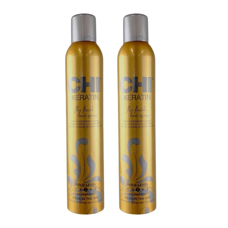 CHI Keratin Flex Finish Hair Spray 10 fl. oz. – 2PK