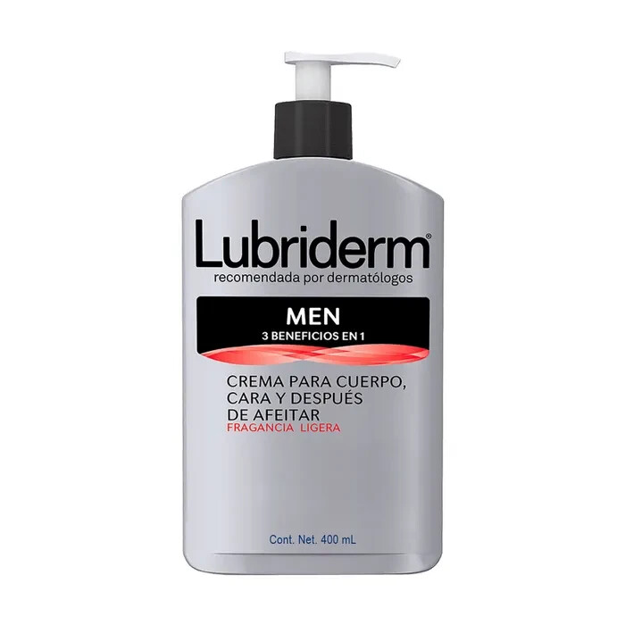 Lubriderm Men Crema Corporal con Fragancia 400 ml