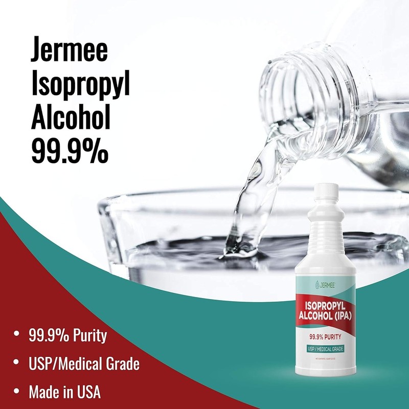 32oz Concentrated Isopropyl Alcohol 99.9% Purity - Perfect for Sanitation gallery