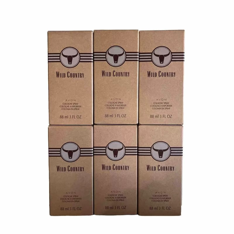 6-Avon Wild Country Cologne Spray 3 fl oz /FREE TRAVEL SPRAY