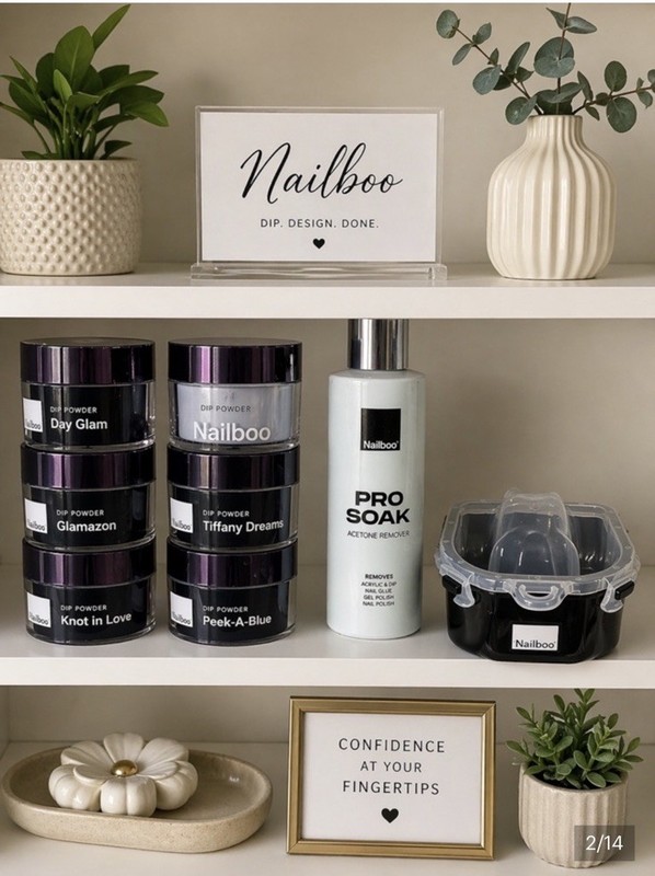 Unused/Brand new Nailboo DIP Powder Collection 💅 gallery
