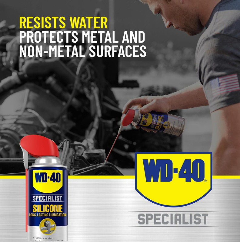Silicone Lubricant with SMART STRAW SPRAYS 2 WAYS, 11 OZ gallery