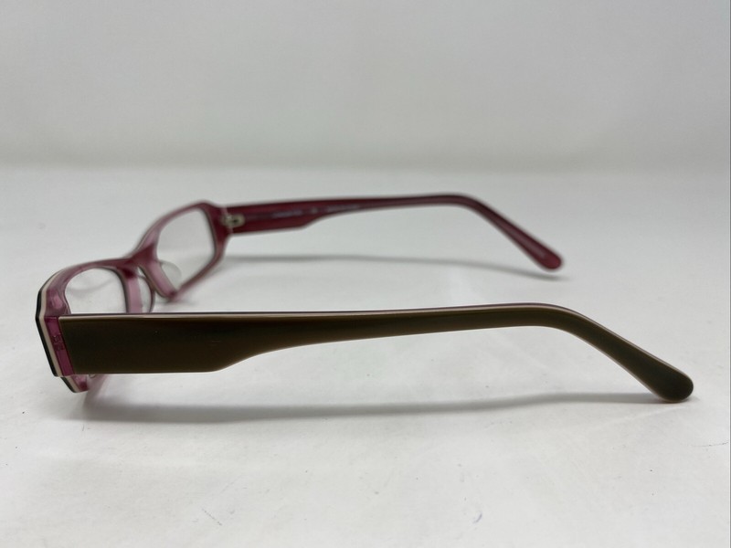 London Fog LF 514 Olive 48-17-130 Olive/Pink Full Rim Eyeglasses Frame CL29 gallery