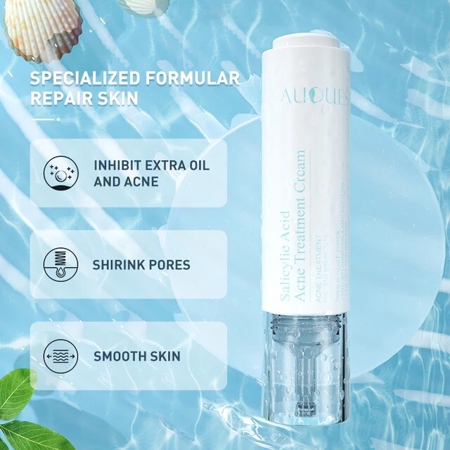 Acne Treatment Face Cream Salicylic Acid Oil Contro Whitening Shrink Pores Beaut gallery