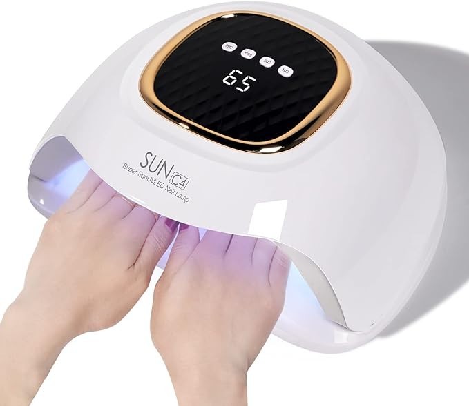 UV LED Nail Lamp 220W Dryer Gel Polish Light Manicure Salon Curing SUN D8 opened