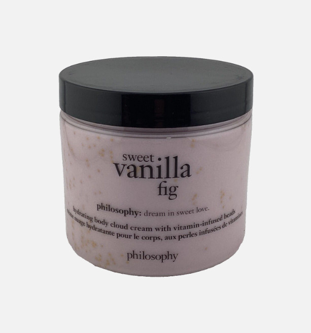 Philosophy Sweet Vanilla Fig Hydrating Body Cloud Cream Moisturizer 16 fl oz