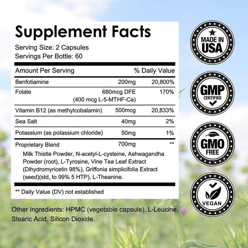 StressXcel For Liver Health,Mood&Recovey 30/60/120Caps,Non-GMO,Gluten-Free gallery