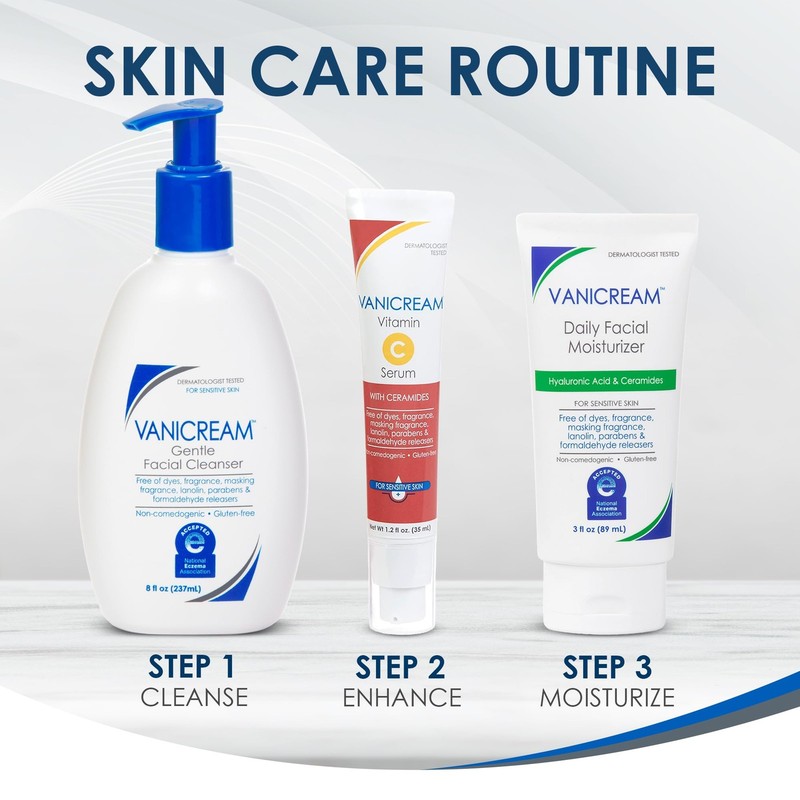 Vanicream Daily Facial Moisturizer With Ceramides 3 Fl Oz (Pack of 1), White gallery