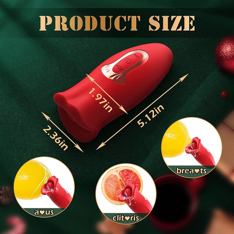 Licking Sucking Vibrator Clit Sucker Dildo G-spot Massager Sex Toy for Women gallery
