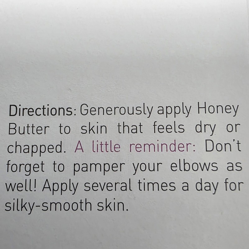 Marin Bee Honey Butter Head to Toe Hydration Shea Coconut Jojoba NEW In Box #830 gallery