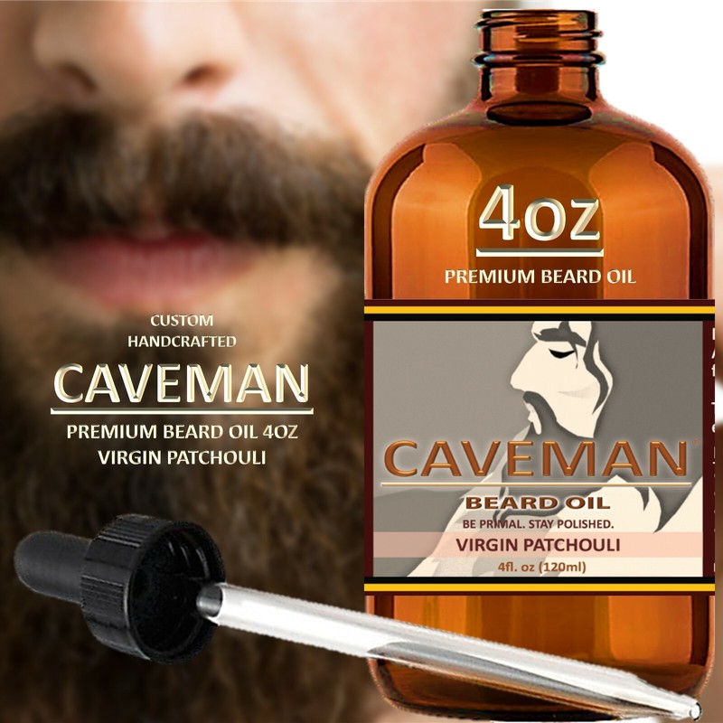 4oz Caveman™ Beard Taming Men Mustache Barber Grooming Style Growth Oil 14 Scent gallery
