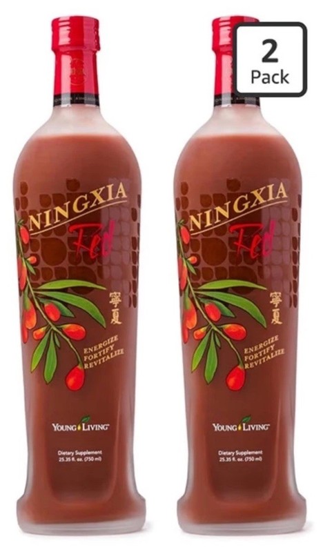 New – Sealed -NingXia Red Young Living Essential Oil Supplement. 2pk – EXP 02/27