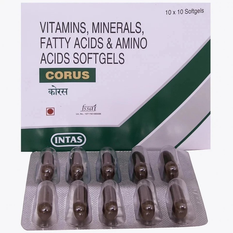 Charak Corus Soft Gelatin Capsules – ( 30 Caps ) for General Health & Well‑Being gallery