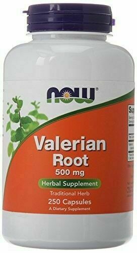 NOW Foods Valerian Root 500mg Veg Capsules – 250 Count Exp 11-24