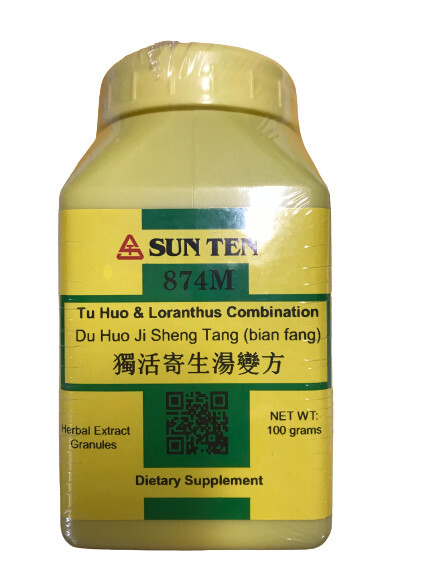 Sun Ten – Tu-huo & Loranthus Combination Modified Granules/Du Huo Ji Sheng Tang