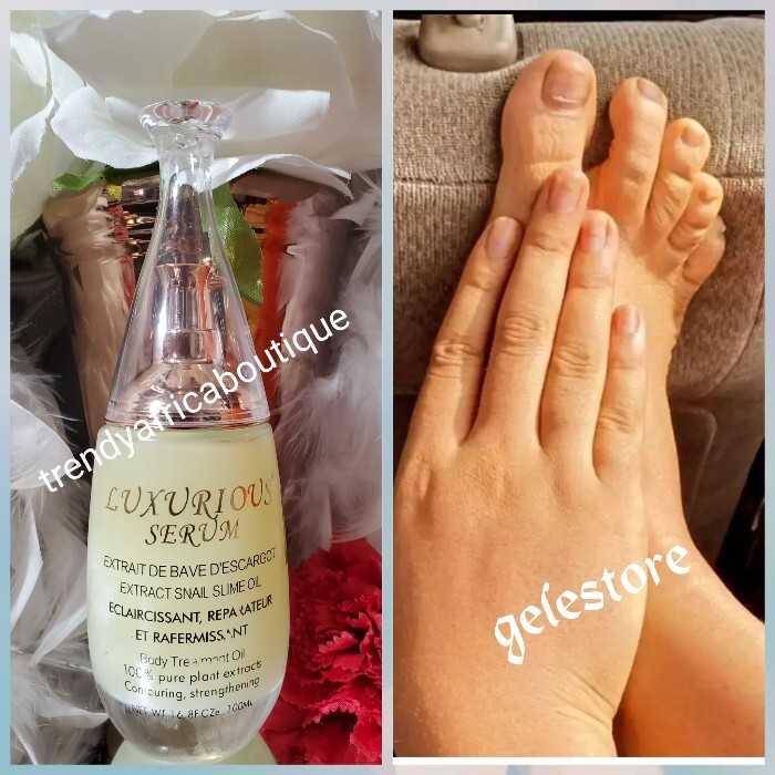 Luxurious Serum With Snail Slime oil. Whitening Repair Treatment Oil👌👌100mlx 1