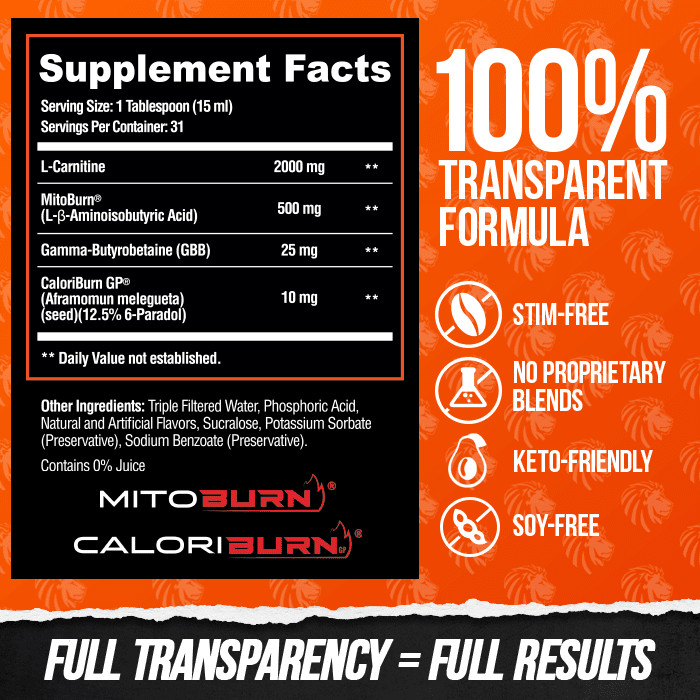 ALPHA LION BURN2O Non-Stim Stim-Free Thermogenic Performance Aid 31 Servings gallery