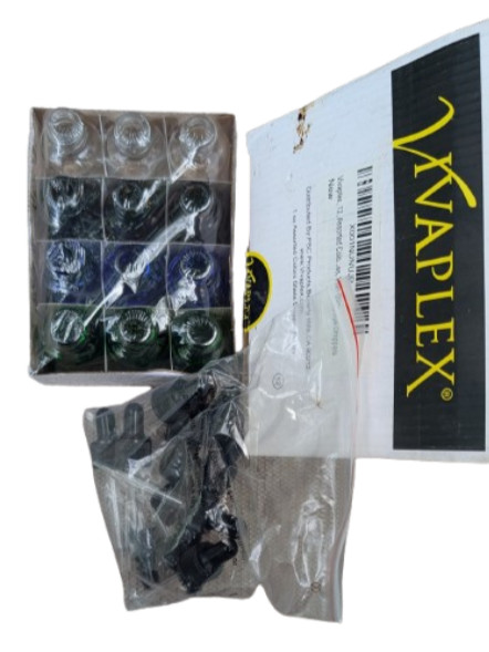 2oz Amber Glass Bottle with Black Droppers – Bottles are assorted colors