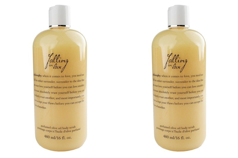 2x 16 oz PHILOSOPHY FALLING IN LOVE PERFUMED OLIVE OIL BODY SCRUB - Total 32 OZ gallery