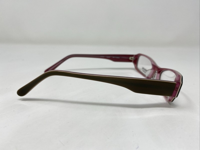 London Fog LF 514 Olive 48-17-130 Olive/Pink Full Rim Eyeglasses Frame CL29 gallery