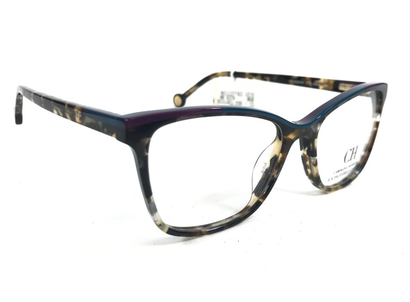 Carolina Herrera Eyeglasses Frames VHE820K COL.096X Tortoise Blue 51-16-135 gallery