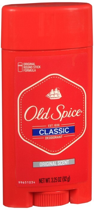 Old Spice Classic Deodorant Stick Original 3.25 OZ