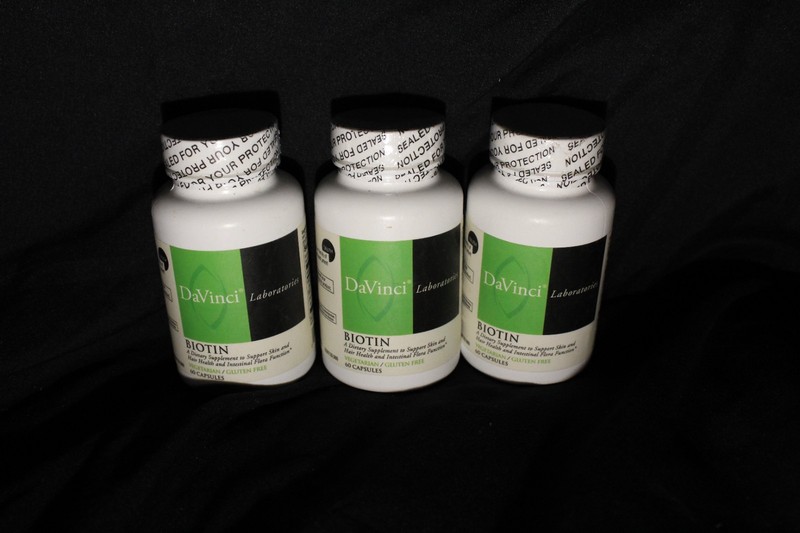DaVinci Laboratories Biotin 5 mg 60 Capsules Vegetarian Gluten-Free Adult gallery