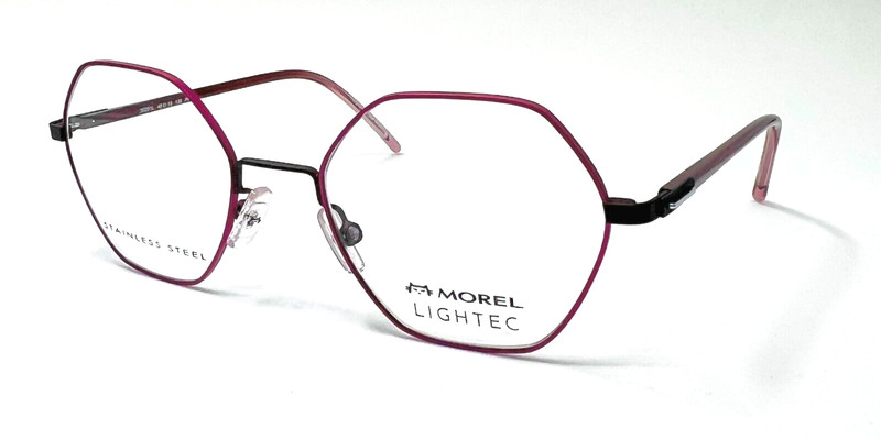 AUTHENTIC & NEW - LIGHTEC - 30291L PP06 48/19/135 - PINK / RED EYEGLASSES & CASE gallery