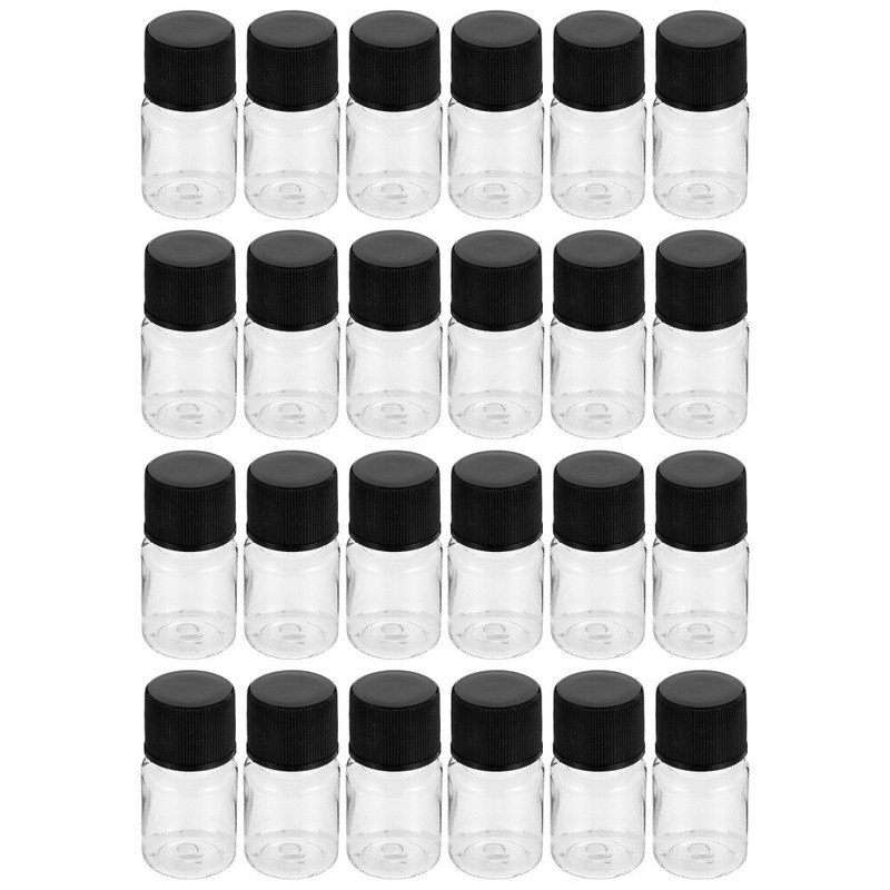 50Pcs Small Bottles for Liquids Bottles Pharmacy Bottle Essential