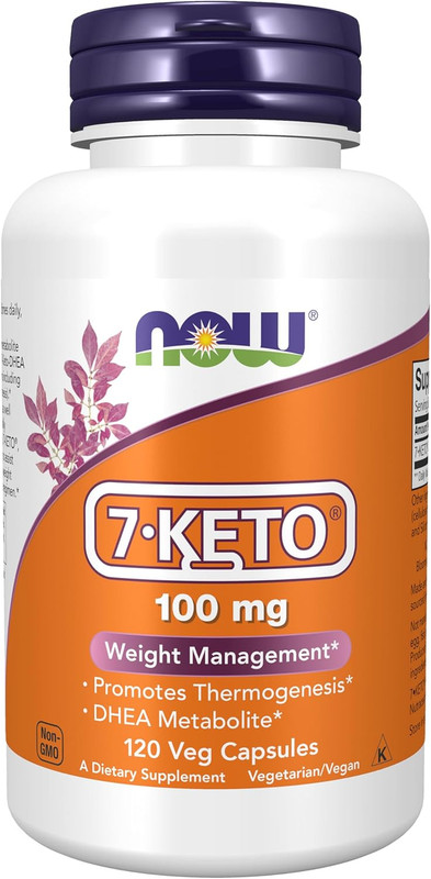 Keto Supplement (DHEA Acetate-7-One) 100 Mg, Weight Management*, 120 Veg Capsule