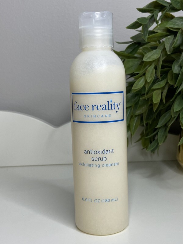 Face Reality Skincare Antioxidant Scrub Exfoliating Cleanser 6.0 fl oz (180ml)