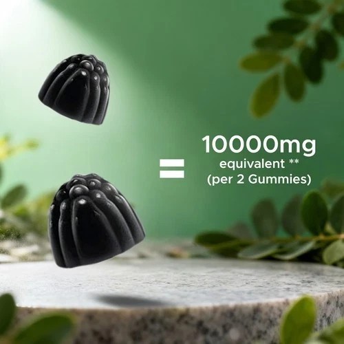 NEW Vitamatic Sugar Free Moringa Gummies 10000mg 60 Pectin Based Gummies gallery