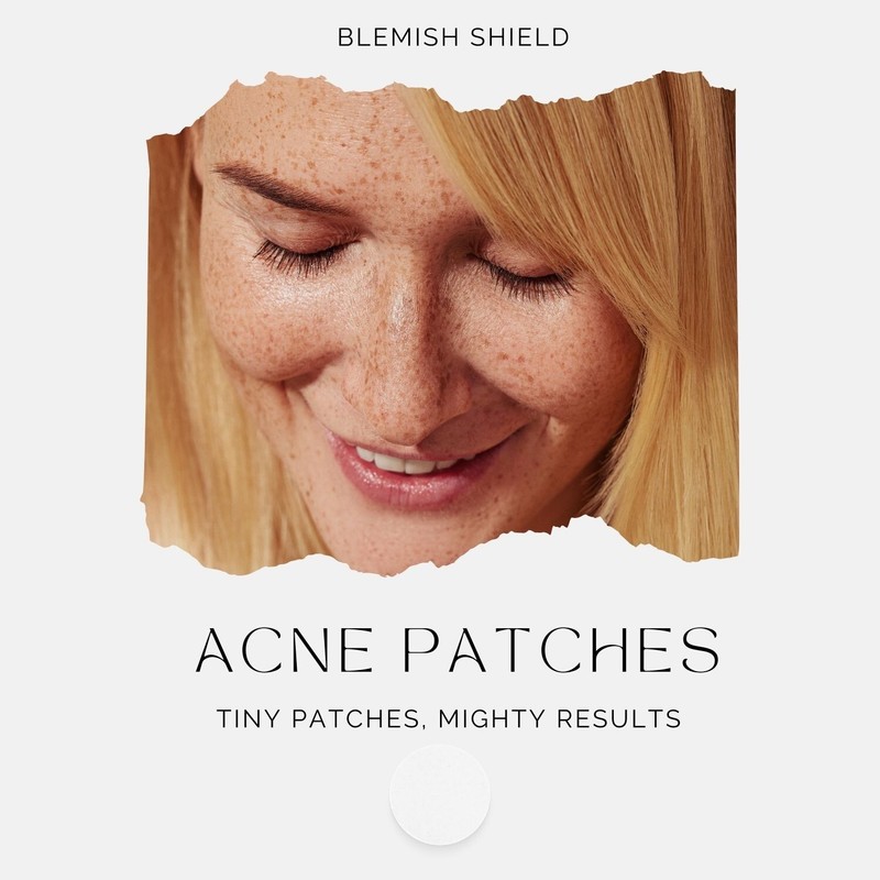 BLEMISH SHIELD Acne Patches, 72 count - Hydrocolloid Pimple Patches gallery