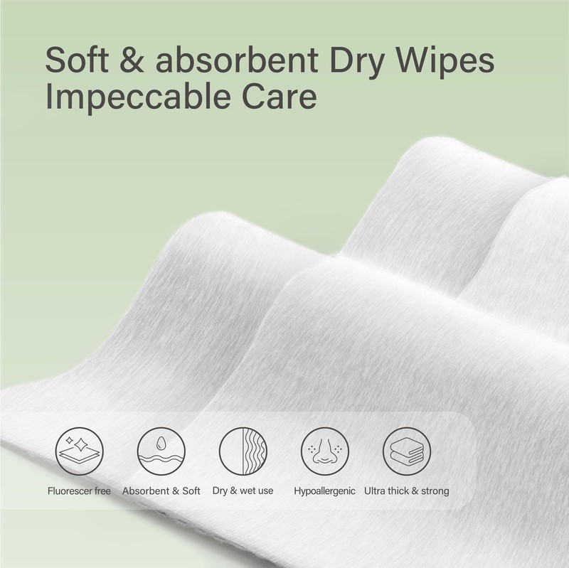 Unifree Facial Tissues I Dry Wipes I Makeup Remover 8-Pack Value Pack 800 Count gallery