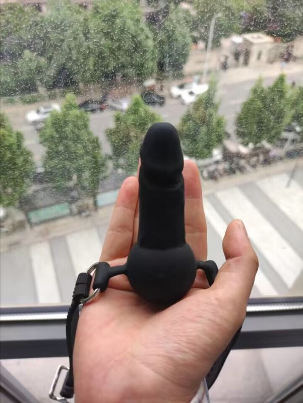 Bondage Silicone Open Mouth Gag Plug Throat Oral Stuffed Restraint Fixation BDSM gallery