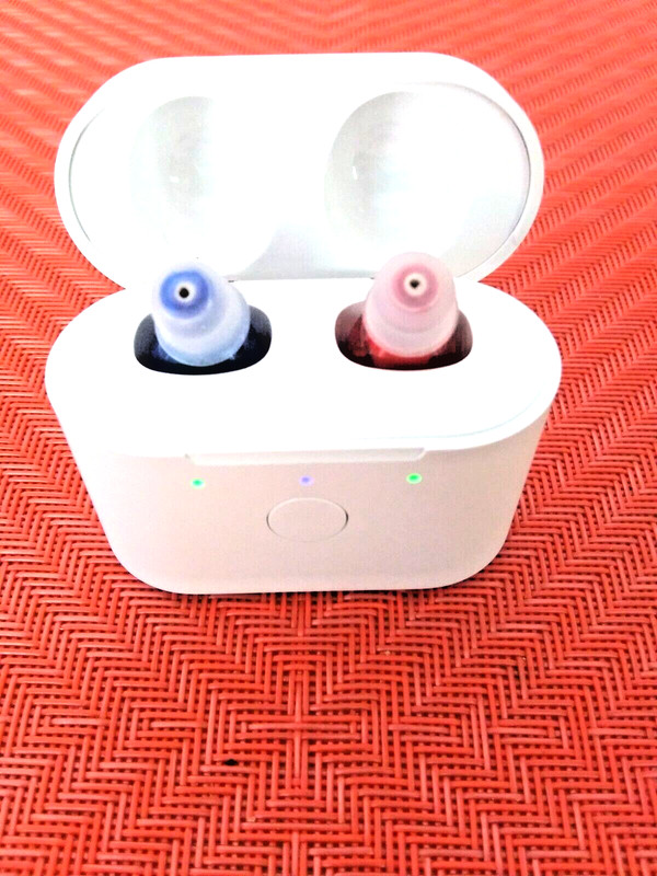 TWO Rechargeable in the ear Hearing amplifiers/aids 3 programs noise reduction