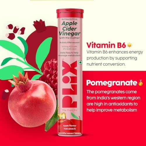 The Plant Fix ACV Effervescent Tablets 60 Count | With Mother | 4 Pack Herbal gallery