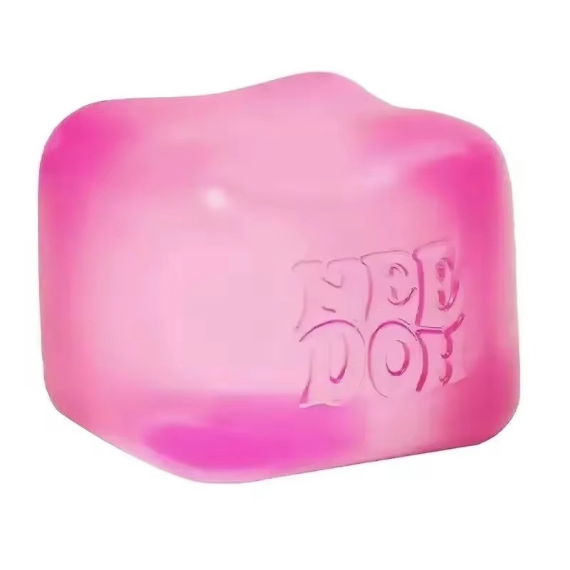 Nee Doh Nice Cube - Authentic - Pick Your Color - Blue Purple Pink - Brand New! gallery