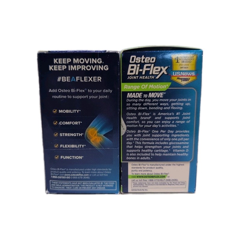 (2) Osteo Bi-Flex One Per Day - Joint Health - 30 Tablets Each - EXP: 03/2027+ gallery