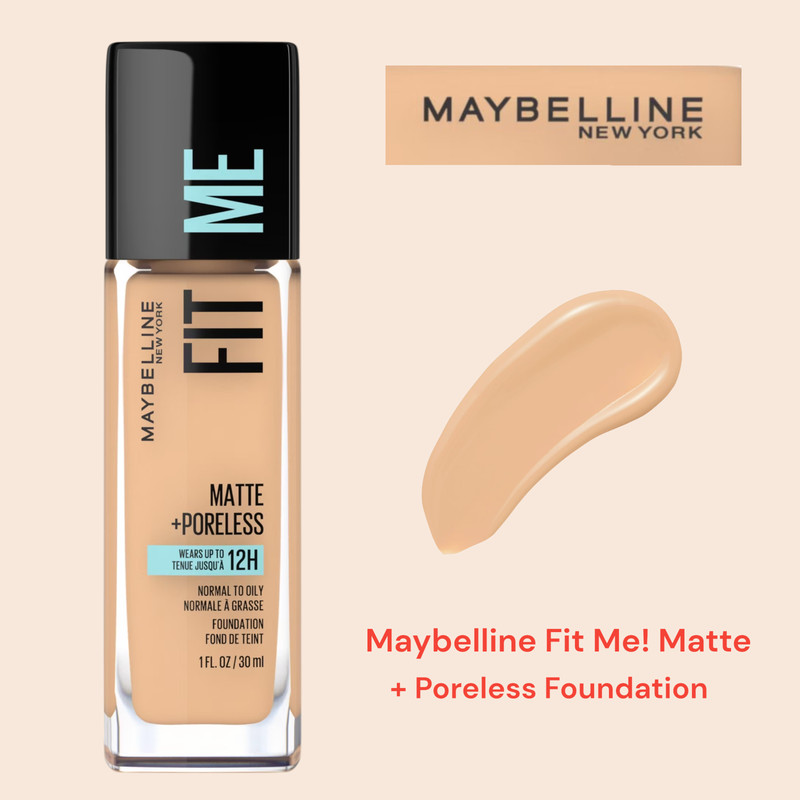 MAYBELLINE NY- Fit Me Matte + Poreless Foundation 1oz Multiple Shades -NEW!!!