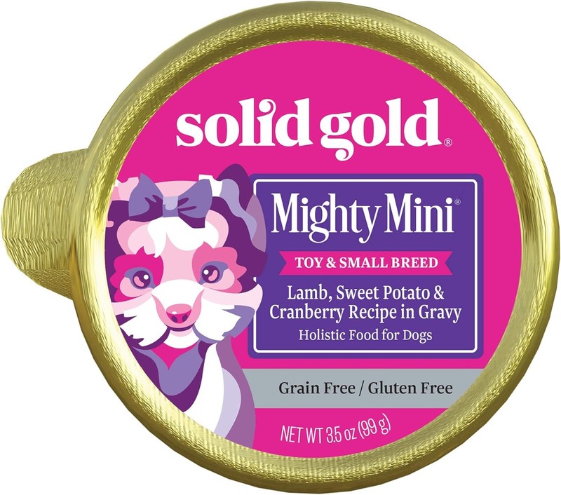 Solid Gold Mighty Mini Lamb,Sweet Potato & Cranberry Recipe Grain Free Wet Dog F