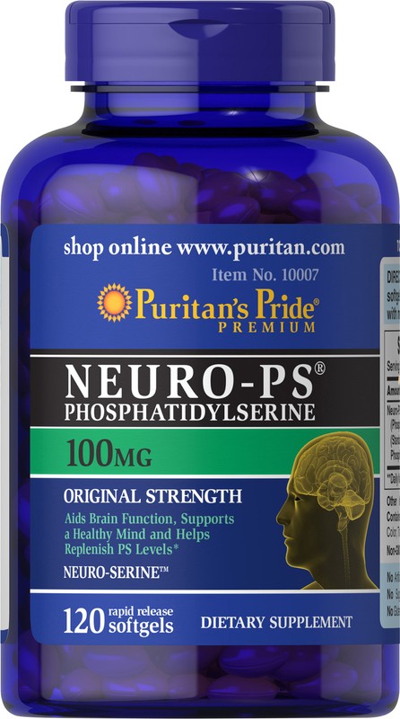 Puritan’s Pride Neuro-PS (Phosphatidylserine) 100 mg – 120 Softgels