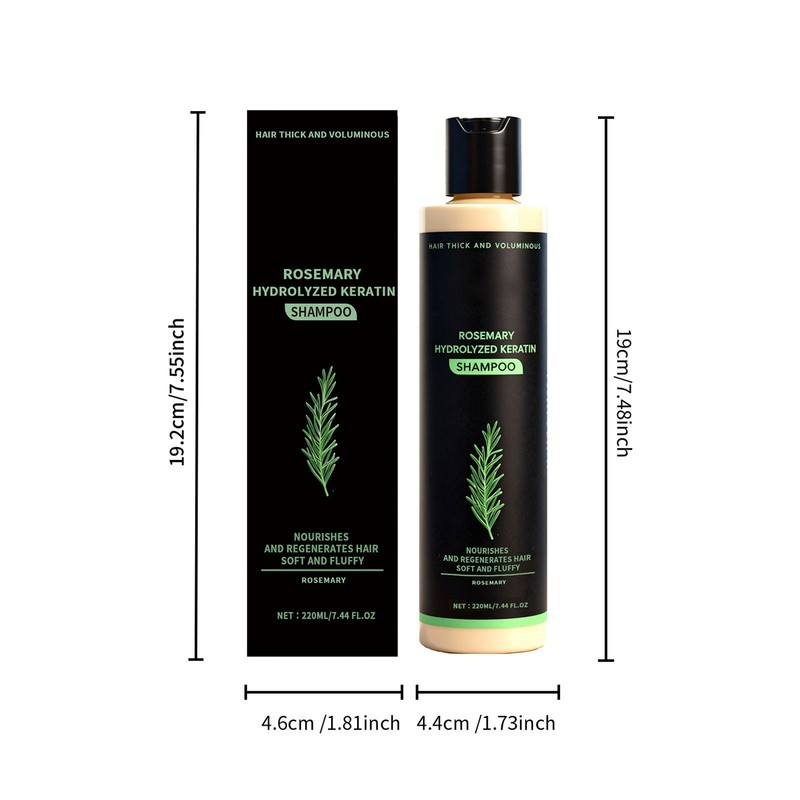 Tgideas Organic Rosemary Hair Growth Shampoo for Women and Men Natural Thick1 gallery