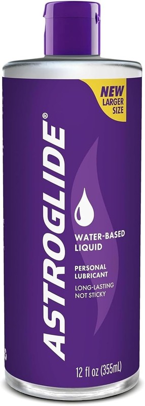 Astroglide Water Based Lube (12 Fl Oz), Liquid Personal Lubricant, for Men, W…