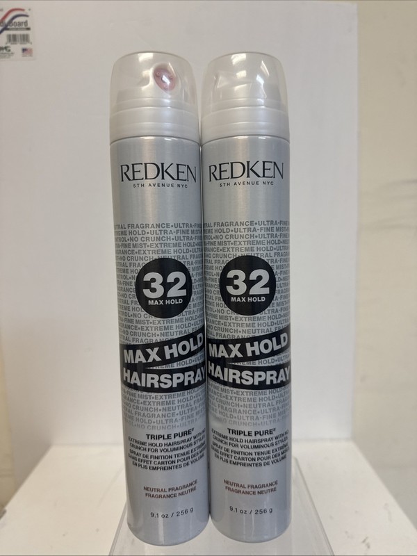 Redken Triple PURE 32 Max Hold Hairspray 9 oz (new package)