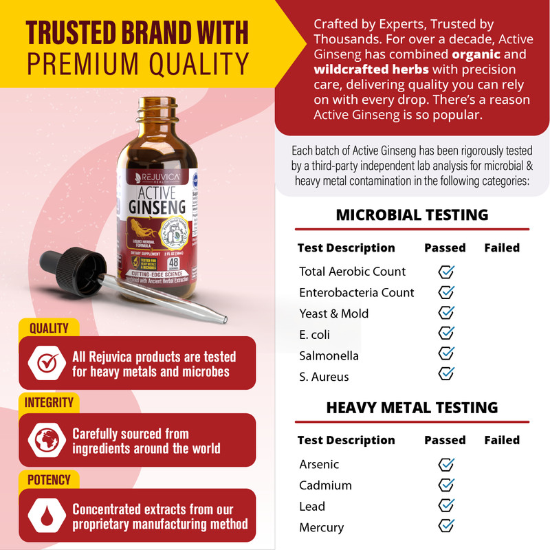 Active Ginseng Korean Red Panax Ginseng with Natural Ginsenosides gallery
