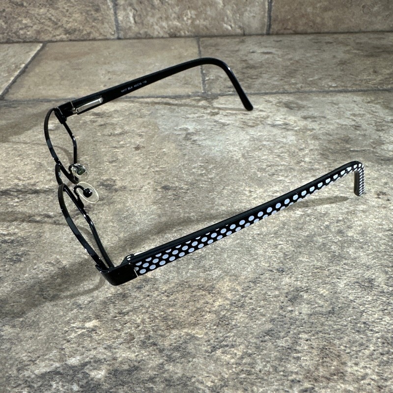 Nickelodeon Victorious V417 Eyeglasses Frame 49-18-130-28 Black White Flex G2 gallery