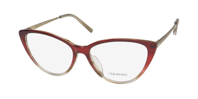NEW VERA WANG VG06 EYEGLASS FRAME PLASTIC FULL-RIM HN WOMENS 52-16-140 CAT EYE